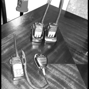 3 icom ic m-88 radio’s